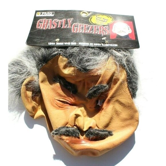 2006 Vtg PMG HalloweenGhastly Geezers Monstrous Menagerie Mask Latex NOS - Picture 1 of 2